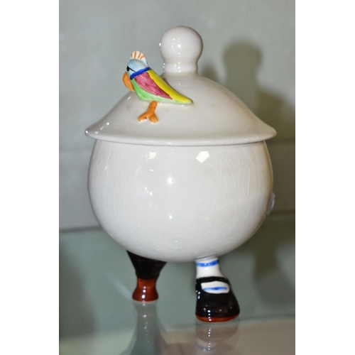 VTG Carlton Walking Ware Teapot Sugar & Lidded Creamer