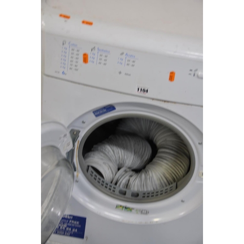 1104 - AN INDESIT IDV65 TUMBLE DRYER ( PAT pass and working)