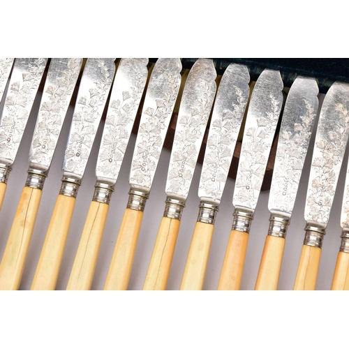 115 - A BOX OF ASSORTED FLATWARE AND ITEMS, to include a twenty four piece canteen of fish knives and fork... 