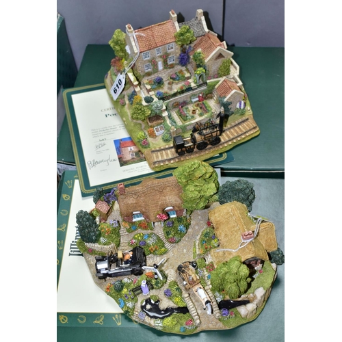 TWO BOXED LIMITED EDITION LILLIPUT LANE SCULPTURES, 'Pockerley