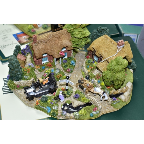 TWO BOXED LIMITED EDITION LILLIPUT LANE SCULPTURES, 'Pockerley