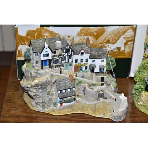彫刻・オブジェ THE CRUMPLEHORN INN,POLPERRO FOUR BOXED LIMITED EDITION LILLIPUT LANE SCULPTURES, 'The