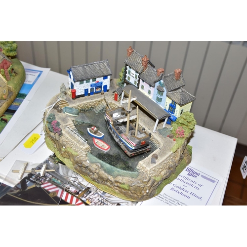 彫刻・オブジェ THE CRUMPLEHORN INN,POLPERRO FOUR BOXED LIMITED EDITION LILLIPUT LANE SCULPTURES, 'The