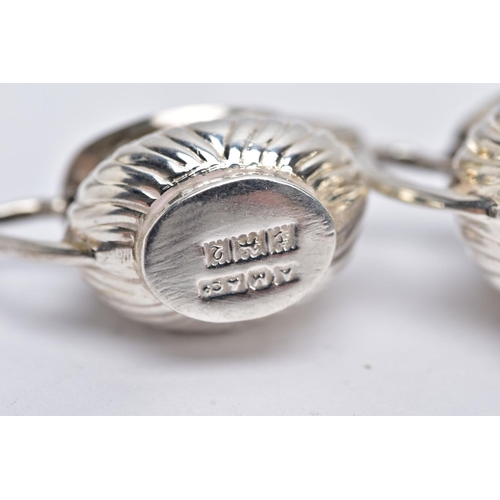 82 - A MINIATURE FIVE PIECE SILVER TEA SET, comprising of teapot with cover, coffee pot missing cover, a ... 