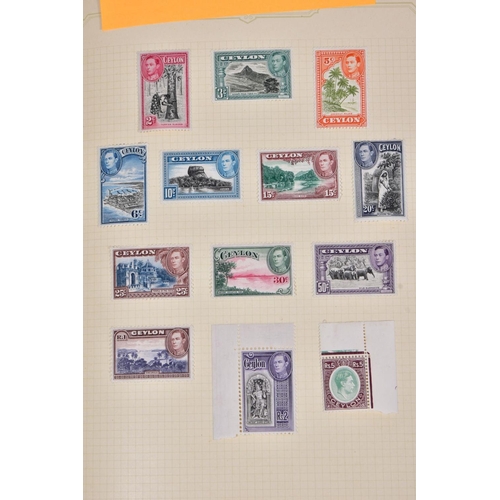 104 - A COLLECTION OF STAMPS IN EIGHT ALBUMS including three cover albums, main value is in an SG KGVI cro... 