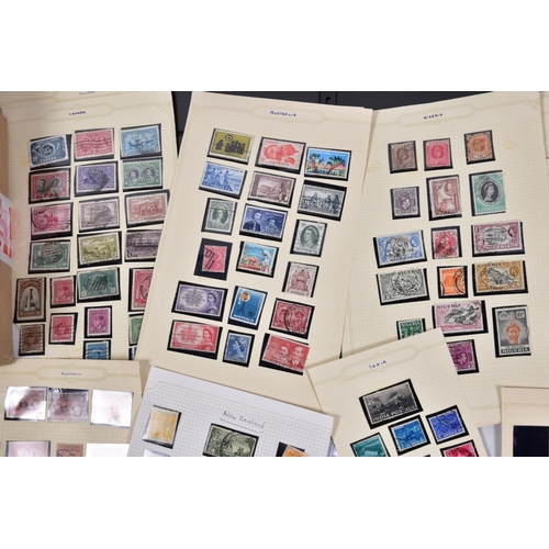 112 - A SMALL SELECTION OF MAINLY MID PERIOD COMMONWEALTH USED STAMPS, together with a range of Lighthouse... 