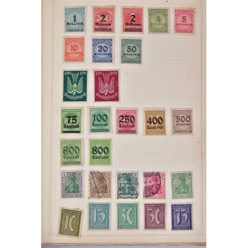 115 - MID PERIOD WORLDWIDE STAMP COLLECTION in a small loose leaf album