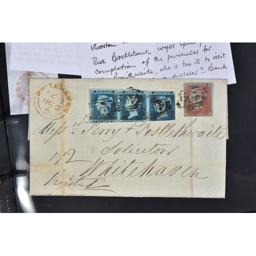 55 - GB POSTAL HISTORY COLLECTION from 1840's to 1930's with many better covers and markings, approximate... 