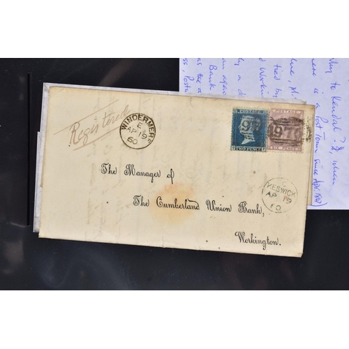 55 - GB POSTAL HISTORY COLLECTION from 1840's to 1930's with many better covers and markings, approximate... 