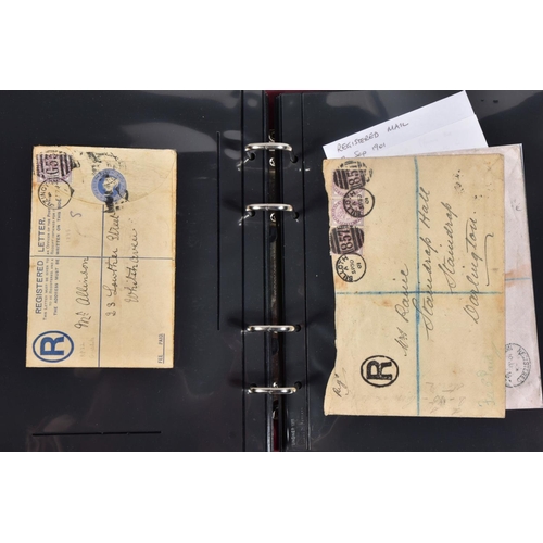 55 - GB POSTAL HISTORY COLLECTION from 1840's to 1930's with many better covers and markings, approximate... 