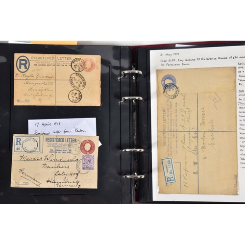 55 - GB POSTAL HISTORY COLLECTION from 1840's to 1930's with many better covers and markings, approximate... 