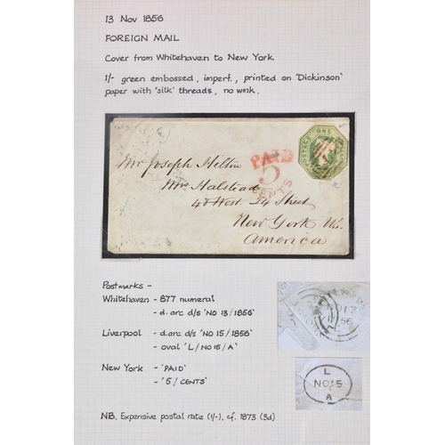 55 - GB POSTAL HISTORY COLLECTION from 1840's to 1930's with many better covers and markings, approximate... 