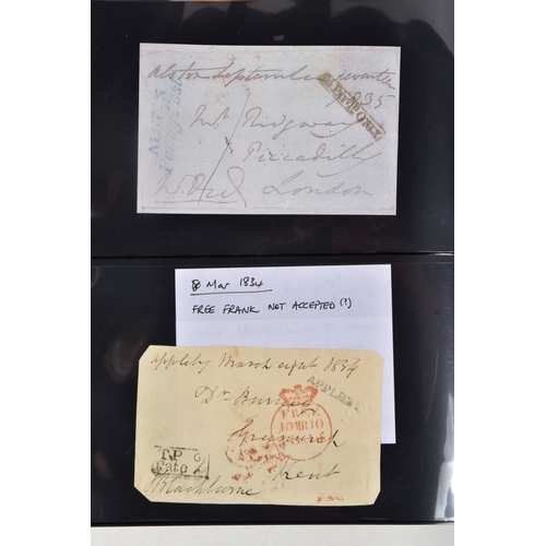 65 - CUMBRIA, PRE STAMP POSTAL HISTORY COLLECTION, includes original mileage calculators for Cumberland a... 