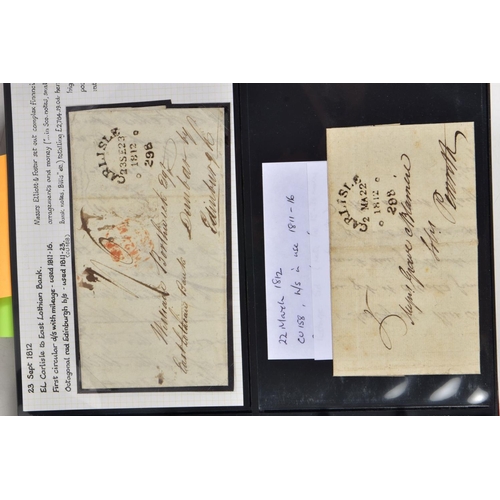 66 - CARLISLE - COLLECTION OF POSTAL HISTORY FROM 1733 TO 1920'S, curated for local interest with many un... 