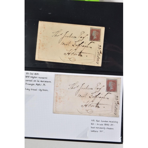 68 - SOLWAY FIRTH AREA COLLECTION OF POSTAL HISTORY with some good strikes of rare village cancels, also ... 