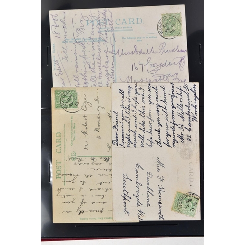 70 - WEST CUMBRIA POSTAL HISTORY COLLECTION including nice Workington M/S c post paid, some line engraved... 