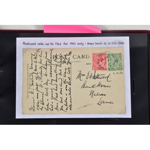 72 - REMARKABLE COLLECTION OF POSTAL HISTORY FROM THE KESWICK AREA, includes mileage marks, Keswick malte... 