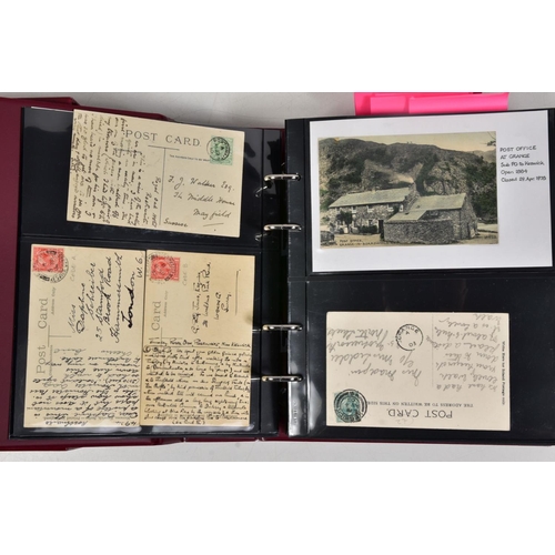 73 - FURTHER COLLECTION OF KESWICK AND COCKERMOUTH POSTAL HISTORY, with mileage marks, postcards cancella... 