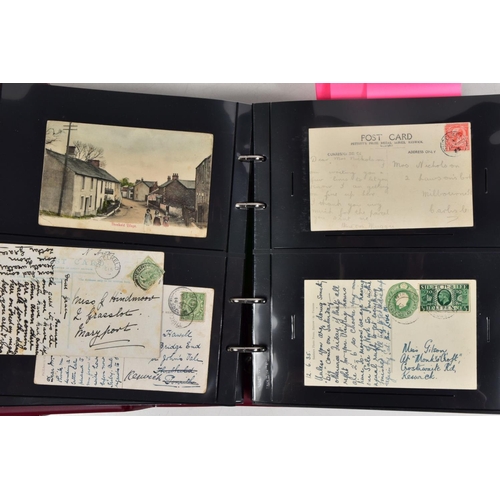 73 - FURTHER COLLECTION OF KESWICK AND COCKERMOUTH POSTAL HISTORY, with mileage marks, postcards cancella... 