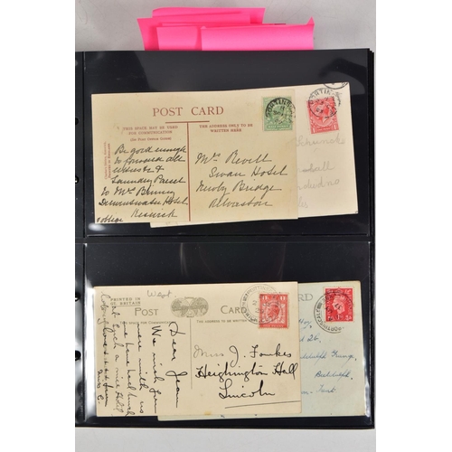 73 - FURTHER COLLECTION OF KESWICK AND COCKERMOUTH POSTAL HISTORY, with mileage marks, postcards cancella... 