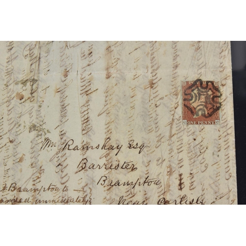 75 - COLLECTION OF POSTAL HISTORY RELATING TO EDEN VALLEY (Westmorland) 18th Century to 1930's, interest ... 