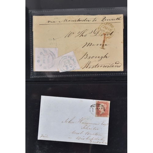 75 - COLLECTION OF POSTAL HISTORY RELATING TO EDEN VALLEY (Westmorland) 18th Century to 1930's, interest ... 