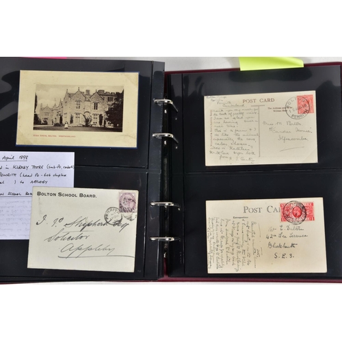 75 - COLLECTION OF POSTAL HISTORY RELATING TO EDEN VALLEY (Westmorland) 18th Century to 1930's, interest ... 