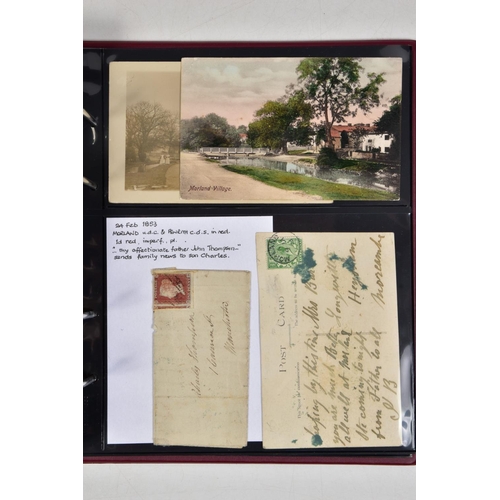 75 - COLLECTION OF POSTAL HISTORY RELATING TO EDEN VALLEY (Westmorland) 18th Century to 1930's, interest ... 