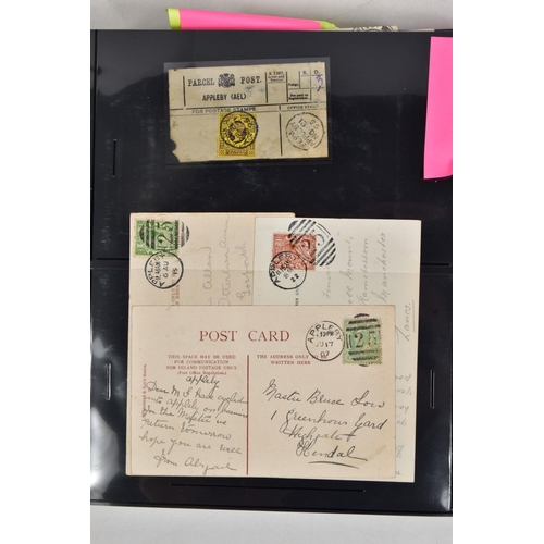 75 - COLLECTION OF POSTAL HISTORY RELATING TO EDEN VALLEY (Westmorland) 18th Century to 1930's, interest ... 