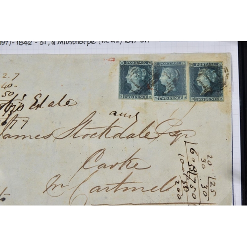 77 - KENDAL AND AREA POSTAL HISTORY COLLECTION noting Bishop marks, various date stamps, rare straight li... 