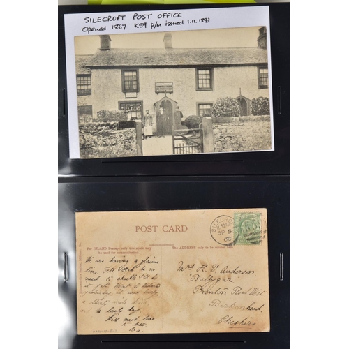 78 - SOUTH WEST CUMBRIA POSTAL HISTORY COLLECTION with postmark and better postcard interest, good early ... 