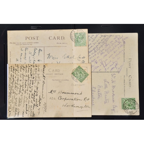 78 - SOUTH WEST CUMBRIA POSTAL HISTORY COLLECTION with postmark and better postcard interest, good early ... 