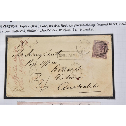 78 - SOUTH WEST CUMBRIA POSTAL HISTORY COLLECTION with postmark and better postcard interest, good early ... 