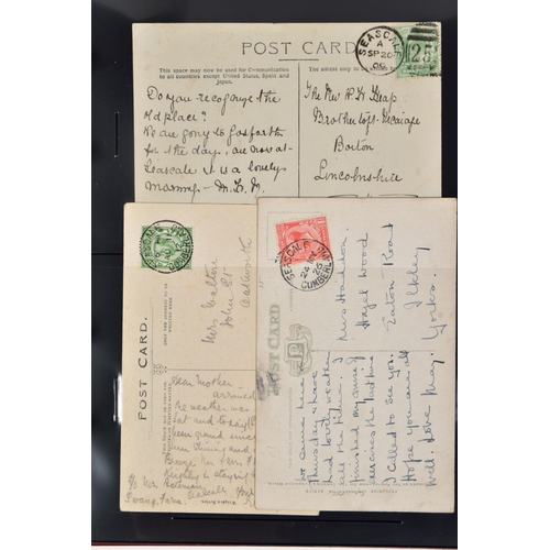 79 - WEST CUMBRIA COLLECTION OF POSTAL HISTORY including rare DISTINGTON UDC , many postcards of Ennderda... 