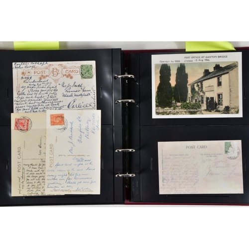 79 - WEST CUMBRIA COLLECTION OF POSTAL HISTORY including rare DISTINGTON UDC , many postcards of Ennderda... 