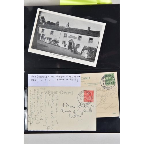 79 - WEST CUMBRIA COLLECTION OF POSTAL HISTORY including rare DISTINGTON UDC , many postcards of Ennderda... 