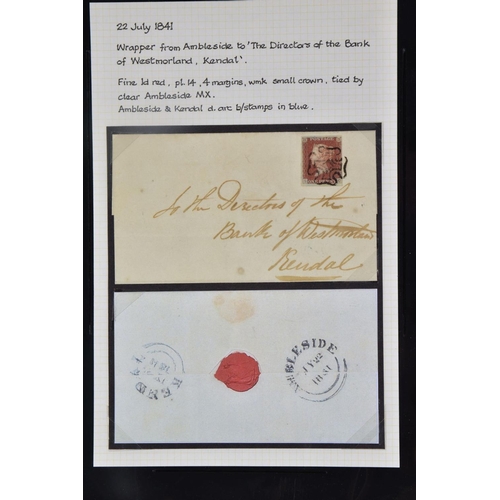 80 - SOUTH LAKES AND CARTMEL POSTAL HISTORY COLLECTION with many postcards with some postmark interest, p... 