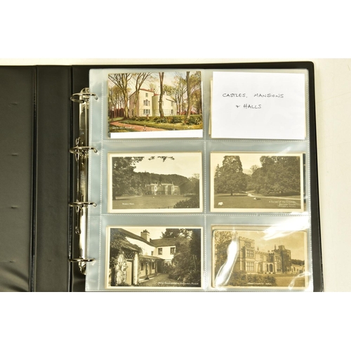 85 - POSTCARDS: CUMBRIA, CASTLES, MANSIONS & HALLS. A Collection of approximately 240 postcards and photo... 