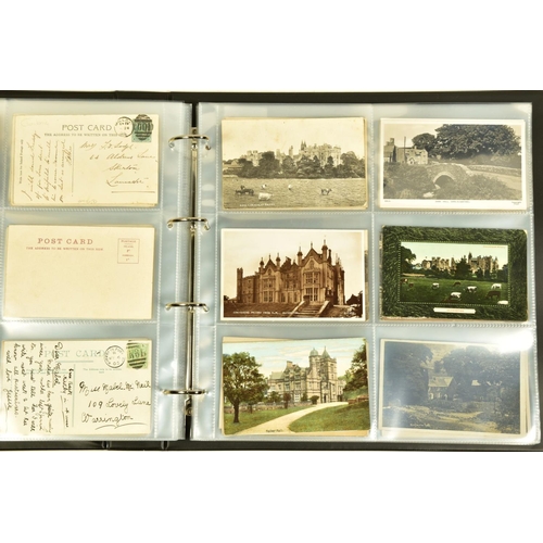 85 - POSTCARDS: CUMBRIA, CASTLES, MANSIONS & HALLS. A Collection of approximately 240 postcards and photo... 