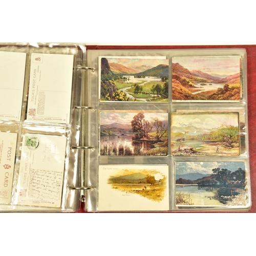 87 - POSTCARDS: THE LAKE DISTRICT, artistic impressions of The Lakes, approximately 335 postcards in one ... 