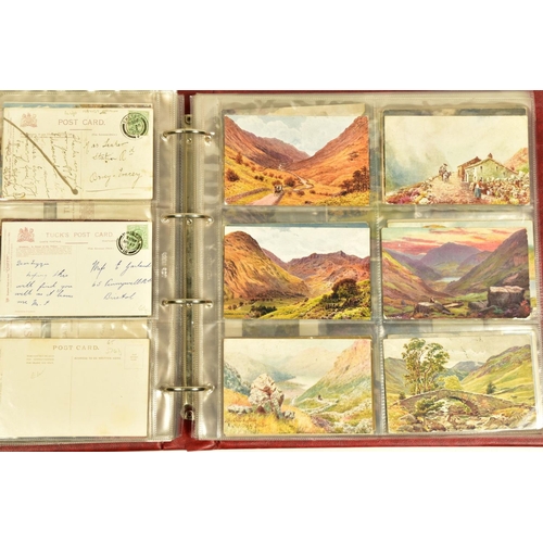 87 - POSTCARDS: THE LAKE DISTRICT, artistic impressions of The Lakes, approximately 335 postcards in one ... 