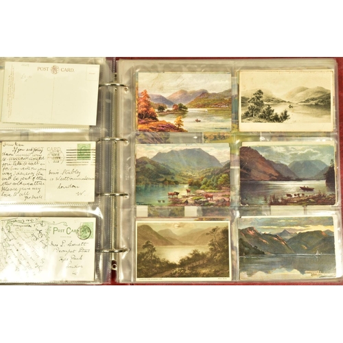 87 - POSTCARDS: THE LAKE DISTRICT, artistic impressions of The Lakes, approximately 335 postcards in one ... 