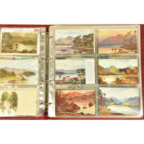 87 - POSTCARDS: THE LAKE DISTRICT, artistic impressions of The Lakes, approximately 335 postcards in one ... 