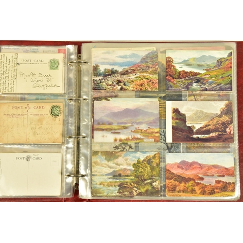 87 - POSTCARDS: THE LAKE DISTRICT, artistic impressions of The Lakes, approximately 335 postcards in one ... 