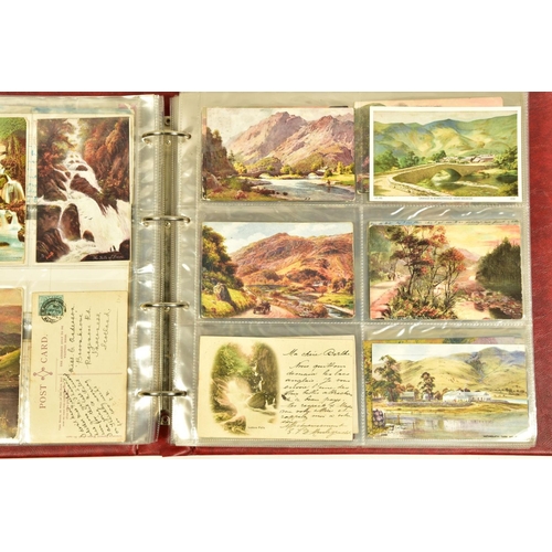 87 - POSTCARDS: THE LAKE DISTRICT, artistic impressions of The Lakes, approximately 335 postcards in one ... 