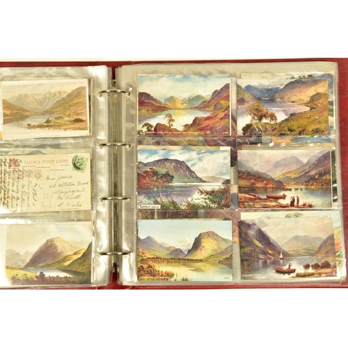 87 - POSTCARDS: THE LAKE DISTRICT, artistic impressions of The Lakes, approximately 335 postcards in one ... 