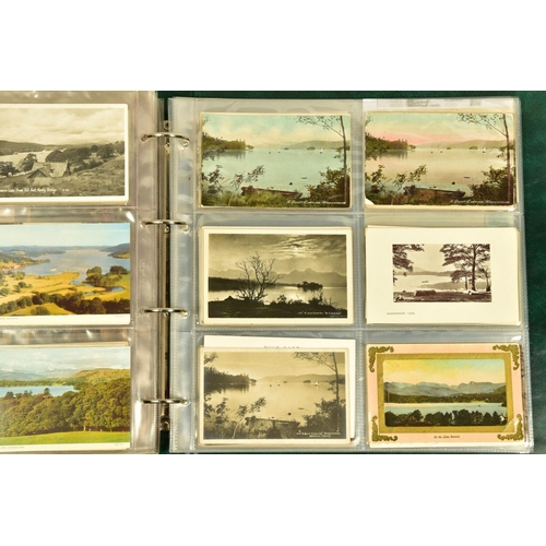 88 - POSTCARDS: THE LAKE DISTRICT, a collection of approximately 395 postcards and photocards in one albu... 