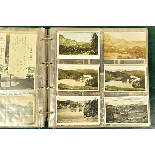 88 - POSTCARDS: THE LAKE DISTRICT, a collection of approximately 395 postcards and photocards in one albu... 