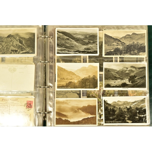 88 - POSTCARDS: THE LAKE DISTRICT, a collection of approximately 395 postcards and photocards in one albu... 