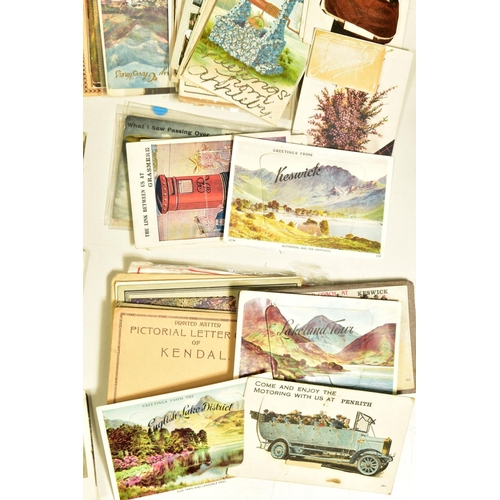 92 - POSTCARDS: CUMBRIA & THE LAKES, a collection of approximately 520 postcards and lettercards dating f... 